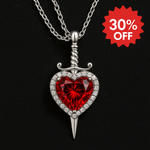Collar Corazón & Espada — Amor que trasciende ❤️‍🔥