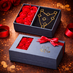 ✨SET DE VAN CLEEF + CAJA ROSAS 👑  Collar trebol Van Cleef, Pulsera, Anillo y Aretes 🎁